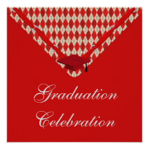 Invitation de partie de célébration d'obtention du