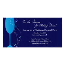 Invitation de partie de Champagne de cocktail de N Cartes Avec Photo