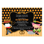 Invitation de partie de costume de bal populaire d