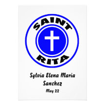 Invitation de Rita de saint
