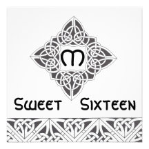 Invitation de style celtique Card-Cust. de sweet s