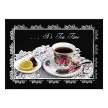 INVITATION DE THÉ - TEMPS DE THÉ