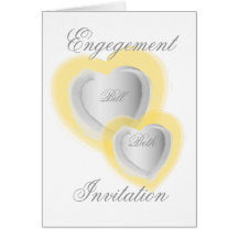 Invitation d'Engegement - personnaliser Cartes De Vœux