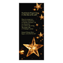 Invitation élégante de cocktail de Noël
