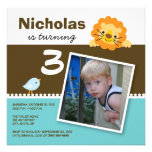 Invitation fait sur commande de lion d'Aqua et de 