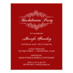 Invitation fleurie de partie de Bachelorette