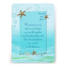 Invitation nautique de mariage
