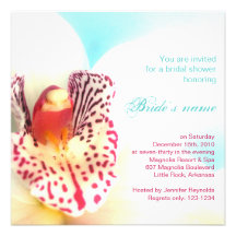 Invitation nuptiale de douche
