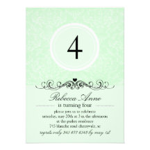 Invitation vert et noir d'anniversaire de enfant d