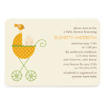 Invitations de baby shower d'automne