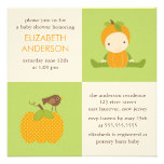 Invitations de baby shower d'automne