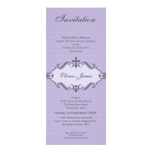 INVITATIONS DE BAPTÊME : : vivats 6P