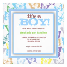Invitations faits sur commande de douche de bébé d