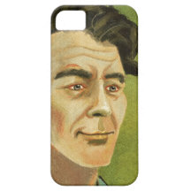 iPhone de portrait de jeune homme 5 cas Coque iPhone 5 Case-Mate