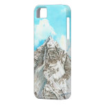 iPhone Fall mit der Mount- Everestillustration iPhone 5 Etui
