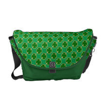 Irische glückliche Charme-Rickshaw-Bote-Tasche Kuriertasche