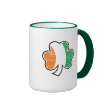 Irischer Kleeblatt-Becher Kaffeetassen