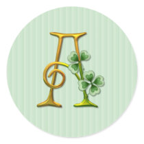 Irisches Goldmonogramm A