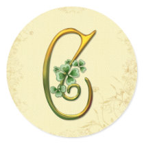 Irisches Goldmonogramm C