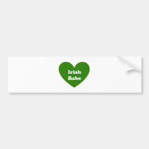 Irisches Mädchen Auto Sticker