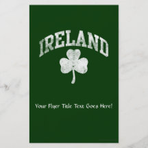 Irland, Schmutz-Uni-Art Flyerdesign