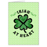 Irlandais à la carte de coeur