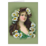 Irlandais vintage Colleen Cartes De Vœux