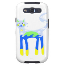 Island style cat samsung galaxy SIII covers