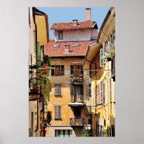 Italienisches Balkon-Plakat