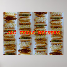 J&G Texas Weiner Plakat