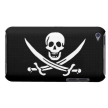 Jack Rackham ; Drapeau de jolly roger ; Pirate Étui iPod Touch