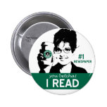 J'ai lu des journaux badges avec agrafe