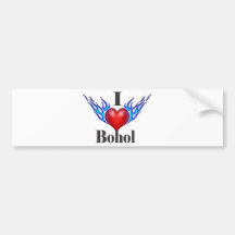 J'aime Bohol.jpg Autocollant Pour Voiture