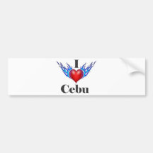 J'aime Cebu.jpg Autocollant Pour Voiture
