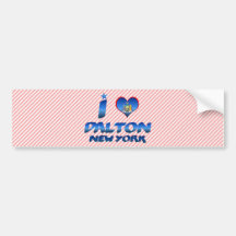 J'aime Dalton, New York Adhésif Pour Voiture