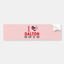 J'aime Dalton, Ohio Adhésif Pour Voiture