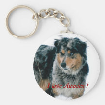 J'aime des Australiens ! Porte-clef