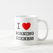 J'aime des nausées du matin tasses
