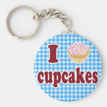 J'aime des petits gâteaux porte-clef