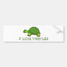 J'aime des tortues adhésifs pour voiture