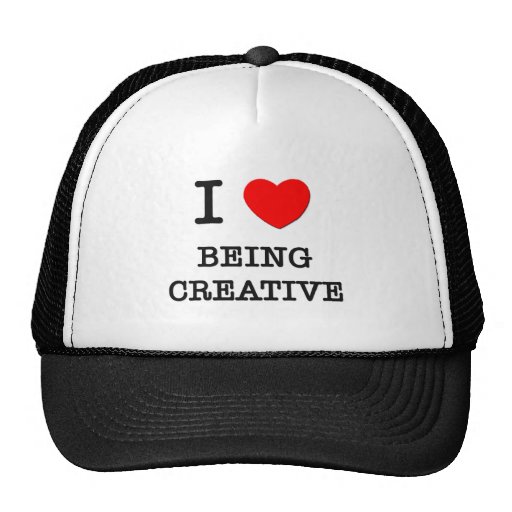 J'aime être créatif casquette de camionneur