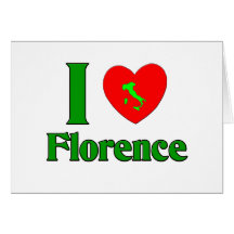 J'aime Florence Italie Cartes