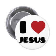 J'aime Jésus Badge