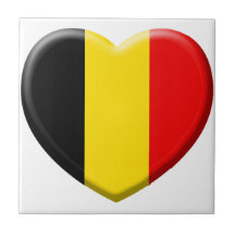 j'aime la Belgique Carreau