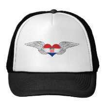 J'aime la Croatie - ailes Casquette