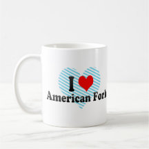 J'aime la fourchette américaine, Etats-Unis Tasse À Café