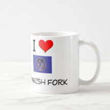 J'aime la fourchette espagnole Utah Mug