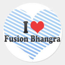 J'aime la fusion Bhangra Adhésifs