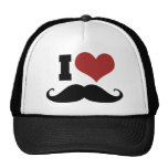 J'aime la moustache casquettes de camionneur