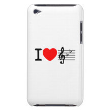 J'aime la musique étuis iPod touch